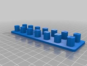 özel parametrik yuva organizatörü benim aracı sahipleri kutuları 3d print model - Mito3D