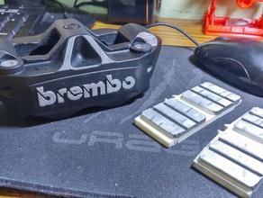brembo 1098 brake modle automotive 3d print model - Mito3D