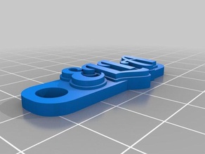 meine angepasste multiline-tag Schlüsselanhänger 3d print model - Mito3D