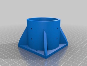 essai xing table leg -openscad diy customized 3d print model - Mito3D