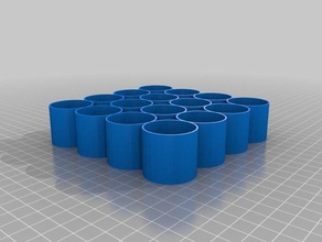 30 ml e-sıvı şişe kafesi aracı sahipleri kutuları 3d print model - Mito3D