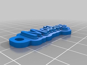 ma&eacutelys Schlüsselanhänger angepasst 3d print model - Mito3D