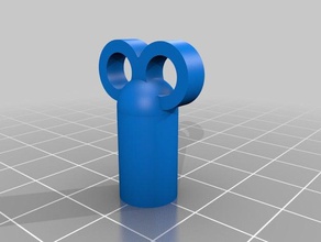 il mio personalizzato di spurgo del radiatore chiave 3d stampa 3d print model - Mito3D