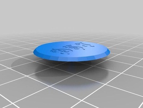 marcador de bolas golf deporte al aire libre personalizado 3d print model - Mito3D