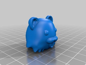 urso cabeça de peças 112 escala figura ação animais 3d print model - Mito3D