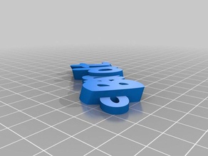bandits name tag keychains customized 3d print model - Mito3D