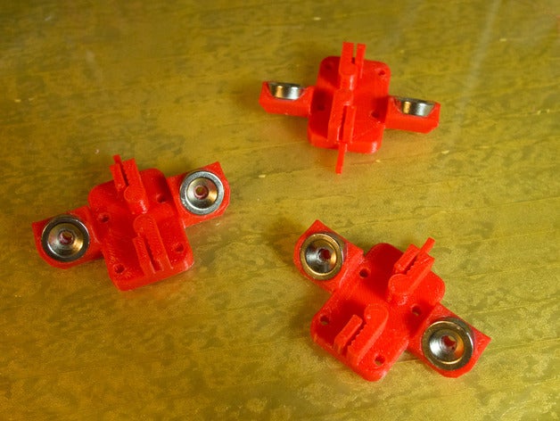 kossel kırmızı arabası 3d yazıcı parçalar delta manyetik taşıma opto optoendstop 3D print model - Mito3D