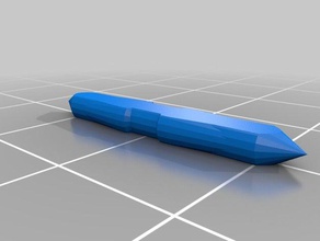 my customized parametric snap pins parts 3d print model - Mito3D