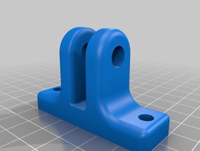 hictop prusa i3y eixo polia de desvio montagem adicionado possui um raio canto versão 3d a impressora partes 3d print model - Mito3D