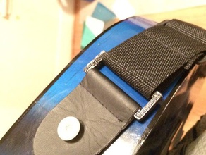 fix guitar strap connector music part repair 3d print model - Mito3D