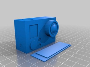 gopro 3+ dummy sport im freien 3d print model - Mito3D