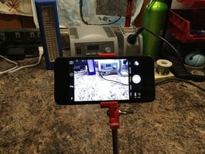 ipod camera holder mount touch 3d print model - Mito3D