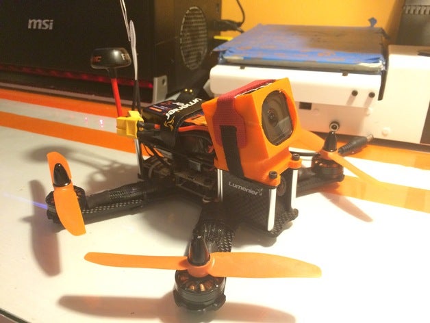 qav210 gopro Sitzung mount Modelle 3D print model - Mito3D