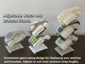 watch bracelet stand convenient adjustable space saving bracelets accessories accessory bedroom chain collection daughter design designer display earrings easy fashion gift girl girls holder home household jewellery ladies lady make up men mens mother mothers day mum organisation organization present simple sister sisters smart stands unique watches woman womans wrist band wristband wristwatch 3d print model - Mito3D