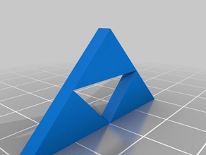 triforce 3d impressão 3d print model - Mito3D