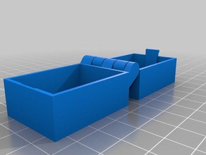 meu personalizados articulada caixa de trava um pouco paramétrico impressão uma peça 3 d testes 3d print model - Mito3D