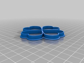 hearts cookie cutter kitchen dining 3d print model - Mito3D