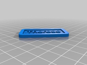 teresa clave de la cadena llaveros 3d print model - Mito3D