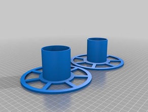 ma utilisable bobine de filament 3d l'imprimante accessoires personnalisé 3d print model - Mito3D