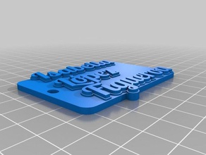 isabella l&oacutepez figueroa tag keychain keychains customized 3d print model - Mito3D