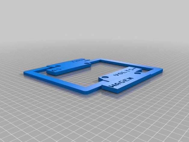 thomas half signs logos customized 3D print model - Mito3D