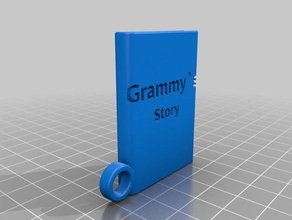 grammy storia i portachiavi personalizzato 3d print model - Mito3D