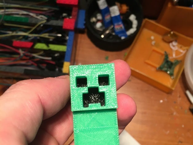 minecraft creeper çok renkli heykeller 3D print model - Mito3D