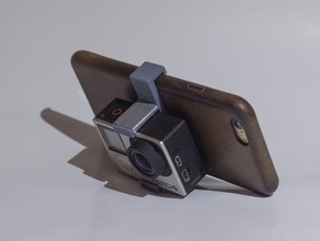 gopro clip iphone 6s de la cámara monte iphone6s punto disparar útil 3d print model - Mito3D