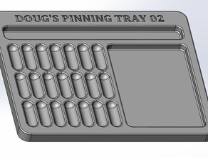 dougs pinning tray 02 tool holders boxes 3d print model - Mito3D