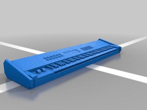 124 scale keyboard model furniture 3d print model - Mito3D