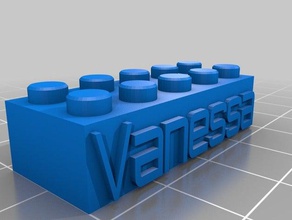 vanessa inşaat oyuncaklar özelleştirilmiş 3d print model - Mito3D