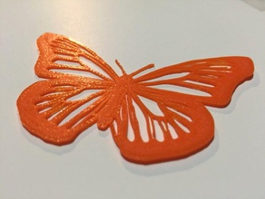 borboleta erro 8 a arte de parede 3d print model - Mito3D