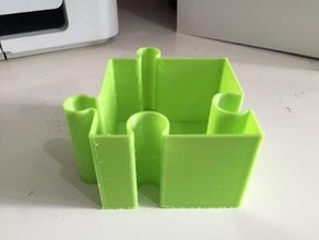 puzzle container organization jigsaw tools 3d print model - Mito3D