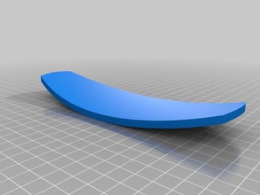 wakeboard simple cylinder bend props 3d print model - Mito3D