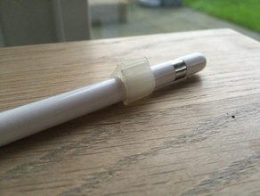 anti-rolamento add-on para o apple lápis tablet apple-lápis gadget 3d print model - Mito3D