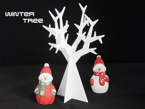 l'hiver de l'arbre décor 3d print model - Mito3D