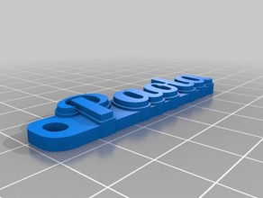 paola portachiavi i personalizzato 3d print model - Mito3D