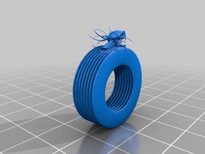 snake ring 3d printing 3d print model - Mito3D