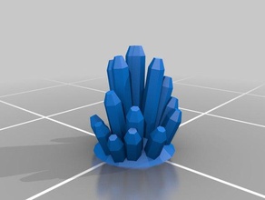 cristais adereços personalizado 3d print model - Mito3D