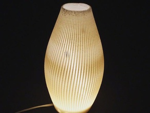 finned array lamp decor light tea twist 3d print model - Mito3D
