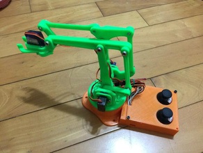 joystick quai eezybotarm jeux 3d print model - Mito3D