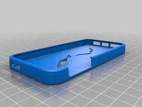 özelleştirilmiş cqb iphone kılıfı karışımı artı metin ninjaflex seçeneğim-balina mobil 3d print model - Mito3D