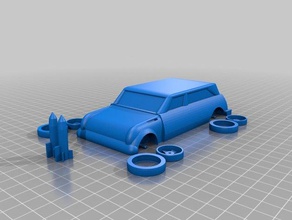 rocket car without pvc pipe insert toys games customized 3d print model - Mito3D