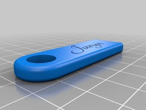 jaryn keychain accessories customized 3d print model - Mito3D