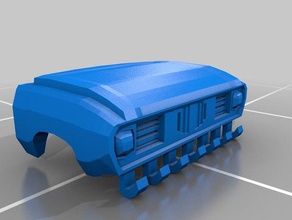 barracuda Schlüsselhalter Fahrzeuge 3d-Modell 3d-Drucker blau Barrakudas Auto design keyholder Schlüsselanhänger 3d print model - Mito3D