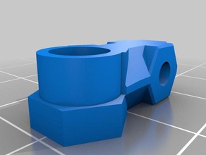 delta pinter rod end alternative traxxas 3d printer parts joint joints kossel mini rodend rostock 3d print model - Mito3D