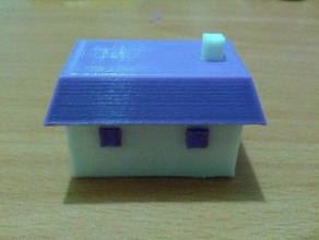 pequena casa edifícios estruturas 3d print model - Mito3D