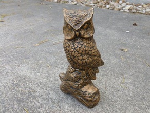 owl statue 2 durchsucht Replikate 3d-scan Tier autodesk Andenken Vogel Kreatur hoot hooter mustangdave Photogrammetrie 3d print model - Mito3D