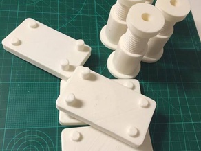 ikea cabinet legs replacement parts adjustable leg ikeahack hack support 3d print model - Mito3D