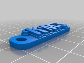 kms keychains customized 3d print model - Mito3D